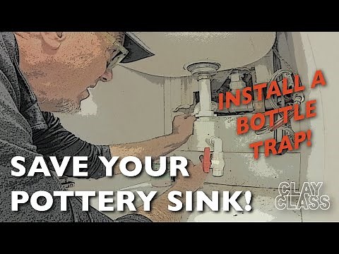 How to install a Clay Sink Bottle Trap