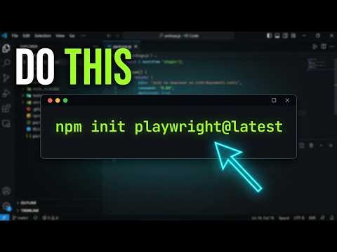 Playwright installation In Visual Studio Code