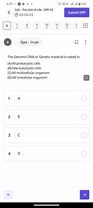 Multiple Choice Question:The Genomic DNA or Genetic material ... | Filo