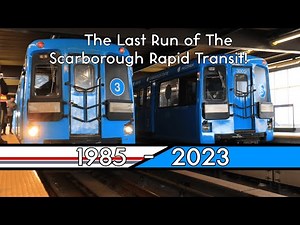 The Final Run of the Line 3 SRT! || TTC Line 3 Farewell