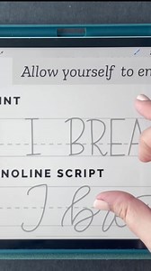 This week ONLY‼️ Get 30 days of mindful lettering right on your iPad....