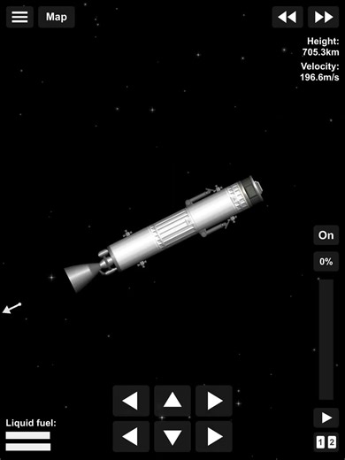 Landing on Neptune’s moon Neso in Spaceflight Simulator