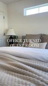 From Office to Cozy Guest Bedroom Makeover! ✨ | Affordable DIY Transformation #homedecor
