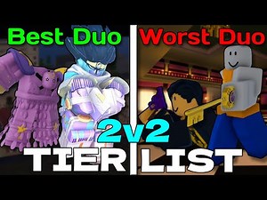 Best Stands for 2v2 Tier List In Your Bizarre Adventure [YBA]