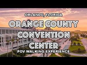🏙️ POV Walking Tour: Orange County Convention Center Orlando Florida | 4K City Walk 2025