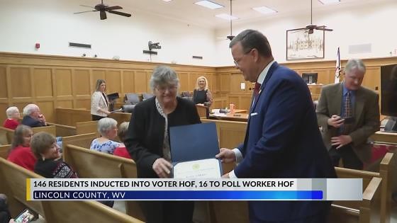 Nearly 150 people inducted into West Virginia Voter Hall of Fame