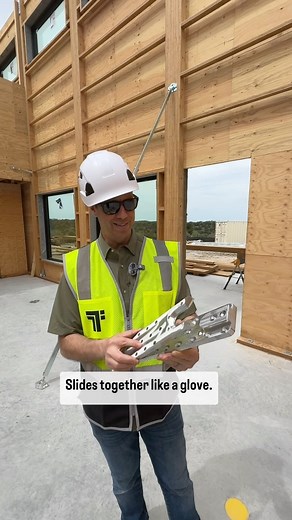 Concealed Beam Hanger Hardware from @strongtie is really cool! #hardware #engineering | Risinger Build