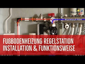 Underfloor heating compact control station mixing station Selfio