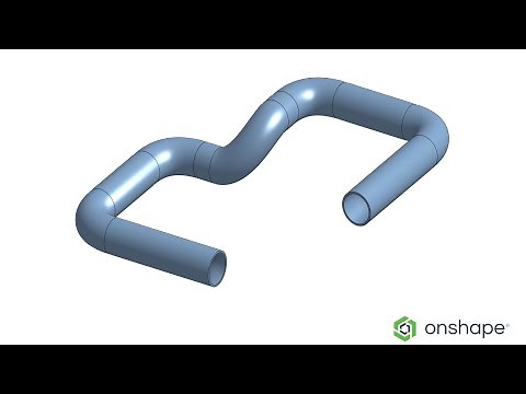 Onshape Secret to Modeling Perfect Curved Pipes