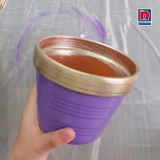 Nippon Paint - DIY Painted Flower Pot