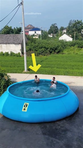 Home Made Pool Hack 🏠 #shorts #viral #trending