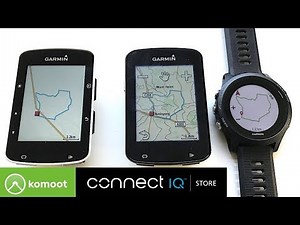 Komoot Connect IQ App: Route Sync to Garmin GPS Units