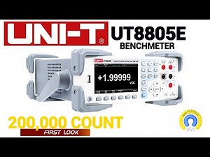 UNI-T UT8805E BENCHTOP DIGITAL MULTIMETER ○ EXCLUSIVE ○ FIRST LOOK!