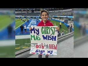 Bills QB Josh Allen makes good with 9-year-old fan in California