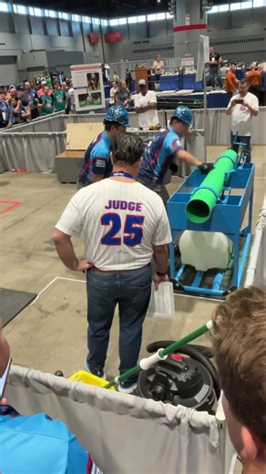 No leaks detected! People think it’s easy sawing off a pvc pipe in front of a thousand people at WEFTEC and then reassembling the pipes in a matter of seconds, but that is our Second City Sewer Crew hard at work proudly representing us in the Operations Challenge competition at McCormick Place today. Water Environment Federation (WEF) #WEFTEC25 #CookCounty #Chicago #MWRD #IWEA | Metropolitan Water Reclamation District of Greater Chicago
