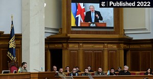 Invoking Churchill, Boris Johnson says the war is ‘Ukraine’s finest hour.’