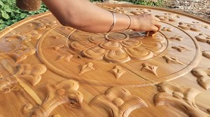 পালিশ।।। #polish #diningtable #woodworking | STAR Furniture and CNC