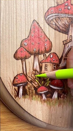 Adding color to a Wood Burning