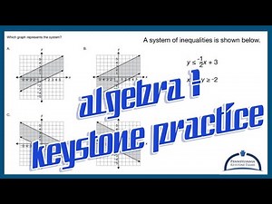 Algebra 1 KEYSTONE Practice - Graphing a System of Linear Inequalities in a Coordinate Plane