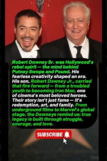 🔥 “From Scandal to Stardom: The Downey Story You Never Knew”
