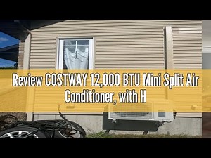 Review COSTWAY 12,000 BTU Mini Split Air Conditioner, with Heat Pump, 21 SEER2 Inverter, 24H Timer,