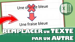 Comment remplacer un texte dans une cellule avec la fonction REMPLACER d’Excel ? - Excel formation