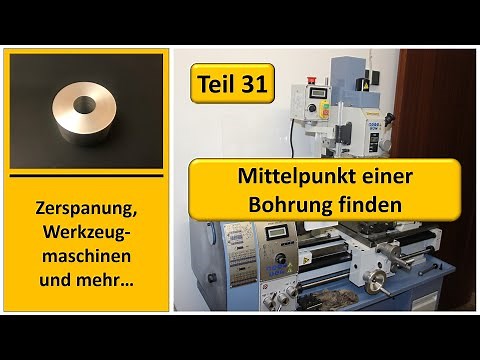 Mittelpunkt einer Bohrung finden