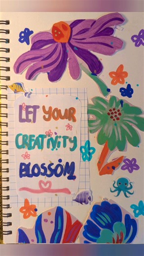 Scrapbook with me: Easy floral scrapbook idea 🌸🪻🏵️
