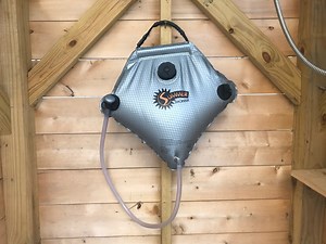 How We Shower Outside in Winter | That Yurt