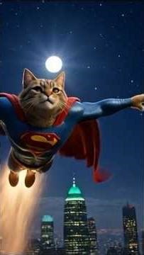 Superman Cat😺 A Hero's MomentStory: