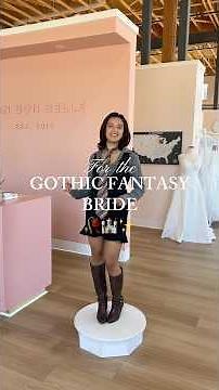 Wedding gowns for the gothic fantasy bride 🥀✨ #gothicweddingdress #sayyestothedress #weddingdress