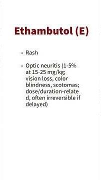 Side Effects Of 1st line Antitubercular Drugs | The Docsaab’s Diary | #thedocsaabsdiary #ATT