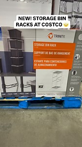 26K views · 3K reactions | NEW! Storage bin racks at Costco 朗 Bins slide in and out for easy access! Fits five 27-gallon storage bins for just $79.99 ‍♂️ Definitely a great storage solution! #Costco #CostcoFindsCa #costcocanada #canada #CostcoBuys#costcodeals#costcowholesale#costcofindscanada #storage #storagebin #storagebinrack #storagesolutions #rack #storagerack | costcofindsca | Facebook