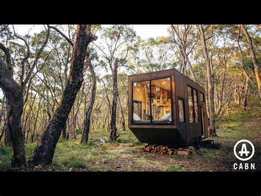 The tiny off-grid cabin which takes us completely offline
