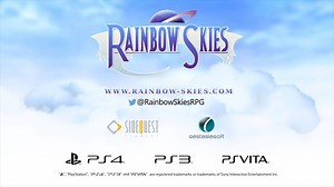 Get ready for Rainbow Skies, a full-featured RPG with a rich battle system and a ton of extras — built by a core team of just 5! Coming to PS4, PS3 and PS Vita on June 26. https://play.st/2s2ASh8 | PlayStation