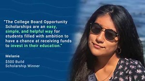 Building a college list is simple, so why not earn a scholarship for...