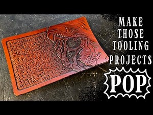 Add a lil' extra style and texture to your leather tooling projects using BACKGROUNDING STAMPS