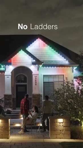 Trimlight HQ | Permanent Holiday Lighting on Instagram: "DIY vs. Trimlight: the struggle is real… or isn’t it? While some are tangled in 9-hour battles with green strand lights and ER bills, others are sipping cocoa, controlling dazzling holiday displays with just a tap. ✨📱 No ladders. No broken bulbs. No “permanent” lights that aren’t. Just beautiful, hassle-free lighting all year long. Make your holidays merry and bright — the smart way. Click the link in our bio to learn more!"