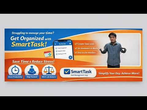 ELC590 Video Pitch – SmartTask Time Management App