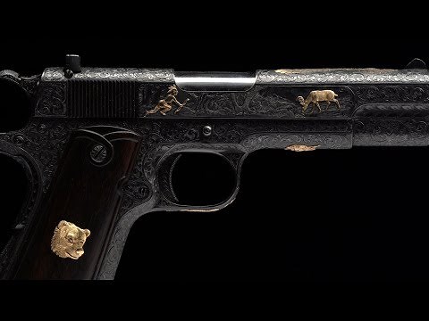 3 Master Engraved Colt Pistols