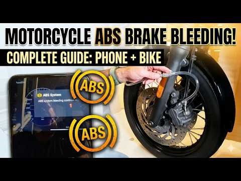 How to bleed motorcycle brakes with ABS- Triumph + TuneECU