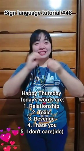 Sign language tutorial #48