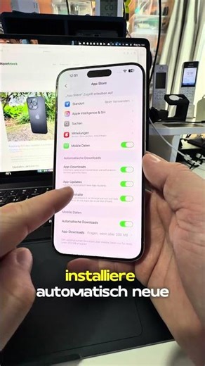Automatically install iPhone app updates