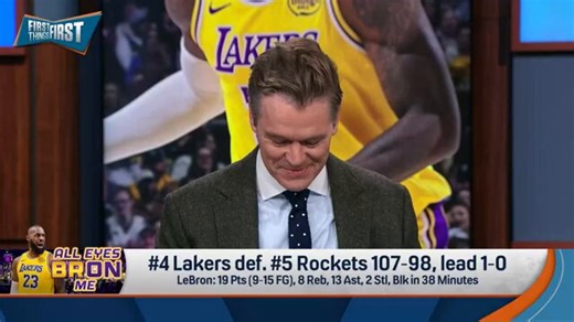 Nick Wright says Year 23 LeBron is like prime CP3:“What does that version of LeBron look like? Prime Chris Paul... There are not 10 guys in the league that I would rather have on my team running the show than LeBron.”(H/t @TheNBABase, Via @FTFonFS1)