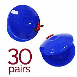 A-Star Plastic Finger Castanets Pack of 30 Pairs