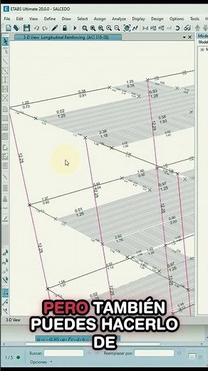 Easily calculate the steel reinforcement in reinforced concrete with Etabs and Mathcad #Luiscarde...