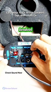 Easy way to fix active speakers that won't turn on. #activespeaker #portablewireless #subwooferactive #repairs #workshop #electronicservice #turnon #audiotech #fblifestyle | Herman Suhaemi