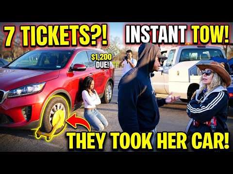 Woman REFUSES to Move After Boot Agents Discover 7 Unpaid Tickets!