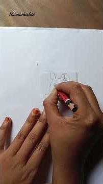 Simple Bunny Drawing Tutorial for Beginners by @HawaimishtiVideo