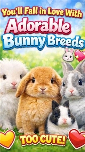 Adorable Bunny Rabbit Breeds 🐰💖